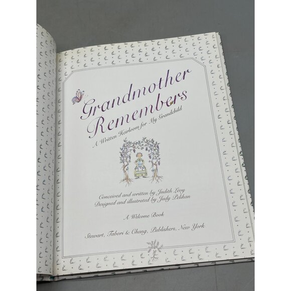 Grandmother Remembers book Judith Levy hardcover copyright 1983 READ - Picture 3 of 5